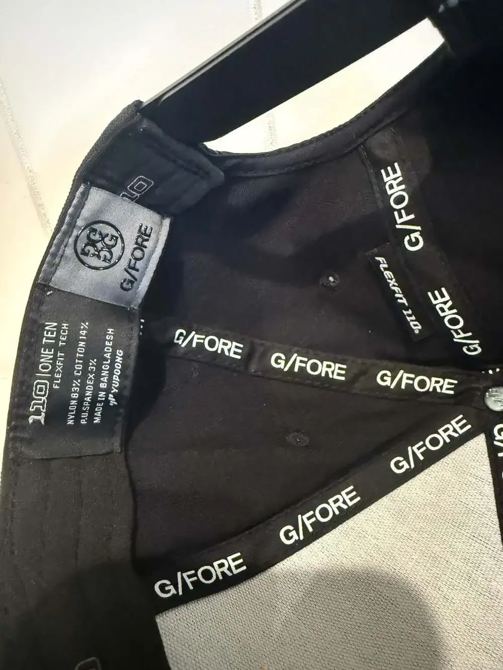 NWT G/FORE Factory Embroidered Snapback Hat - Onyx_5
